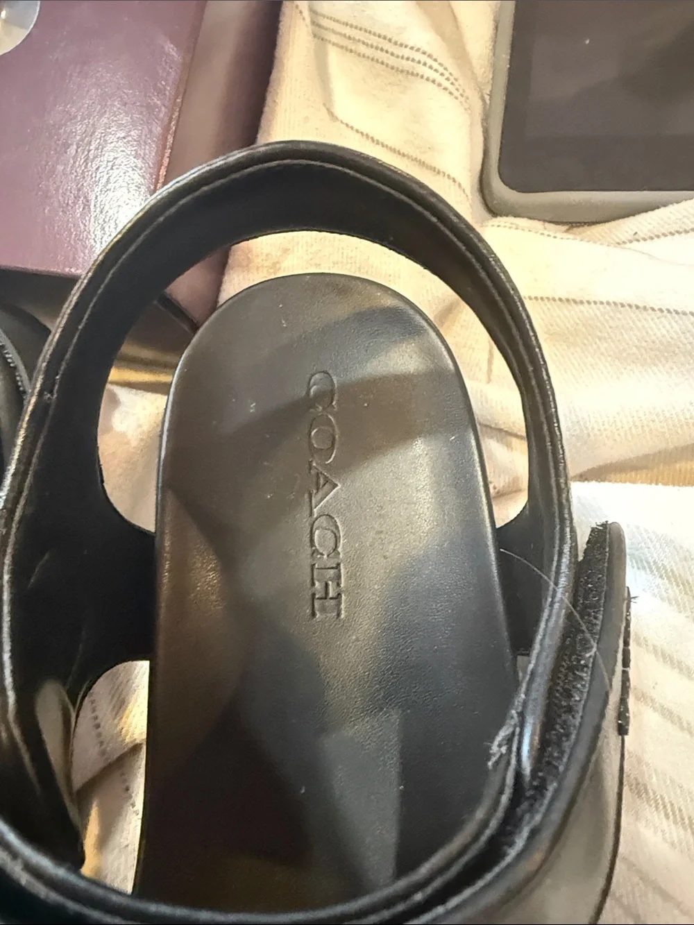 Coach leather sport sandal Women’s  size 9